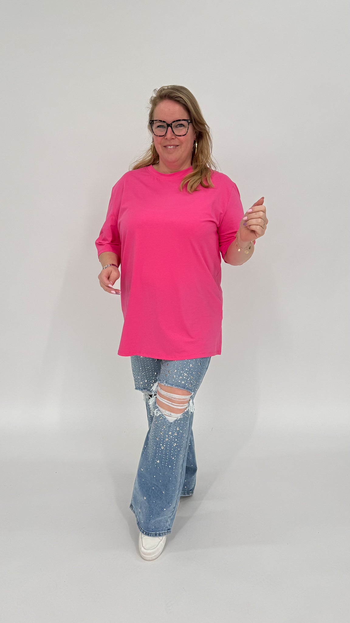 BASIC KATOENEN T-SHIRT - 1999