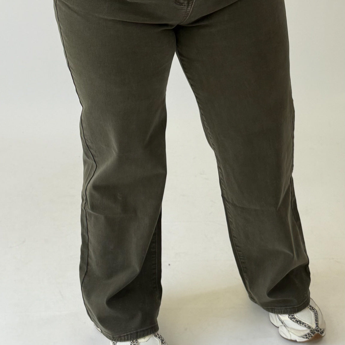 MOM WIDE LEG JEANS MERK GOODIES DJ2456 (40 bis 48) - GRAU