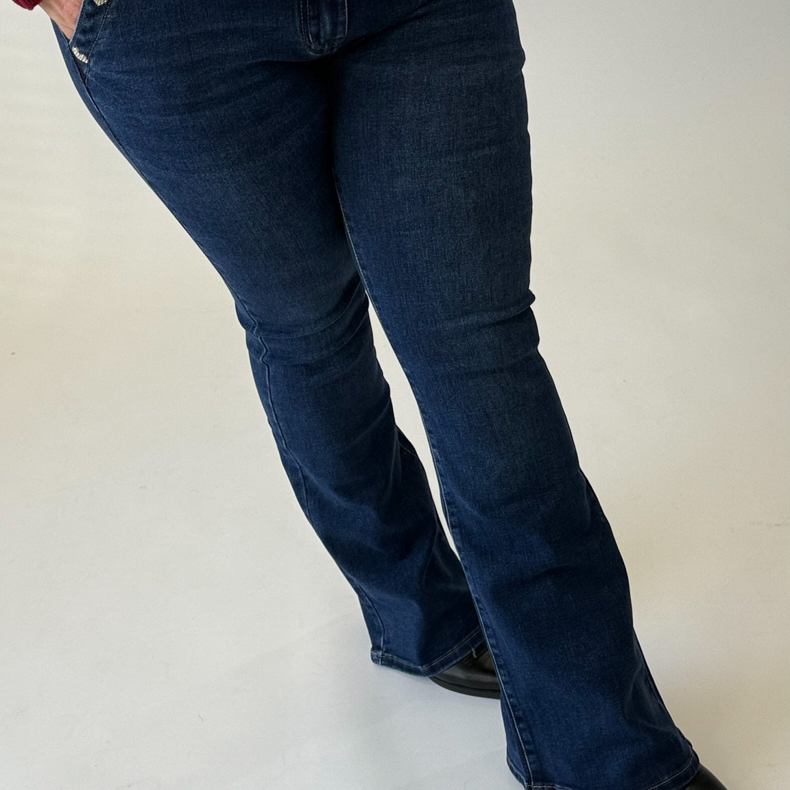 MOM WIDE LEG JEANS MERK GOODIES DJ2456 (40 bis 48) - GRAU