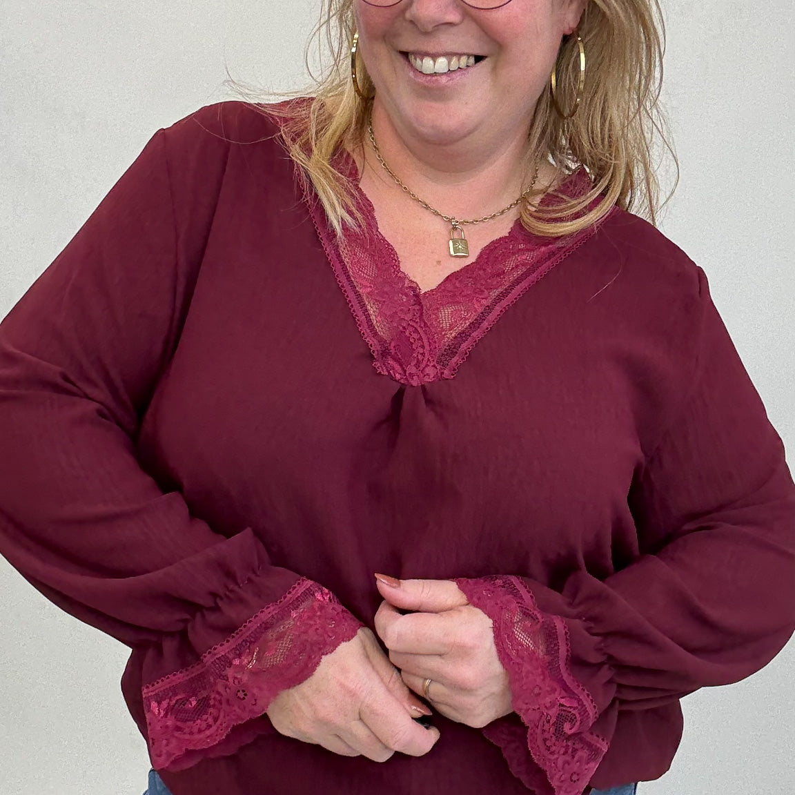 BASIC MILA TOP LANGE MOUW