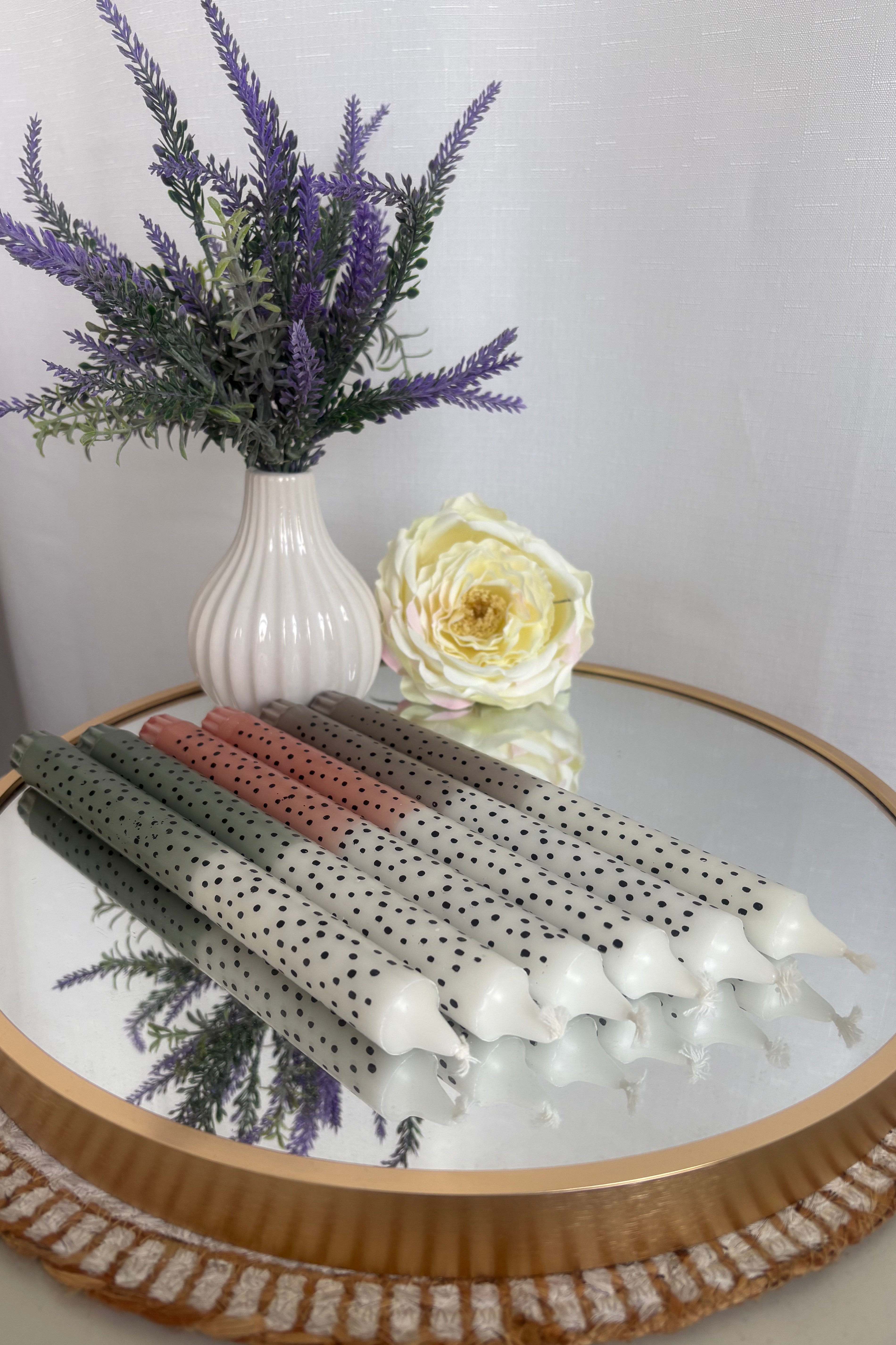 DOTS DIP DYE KAARSEN