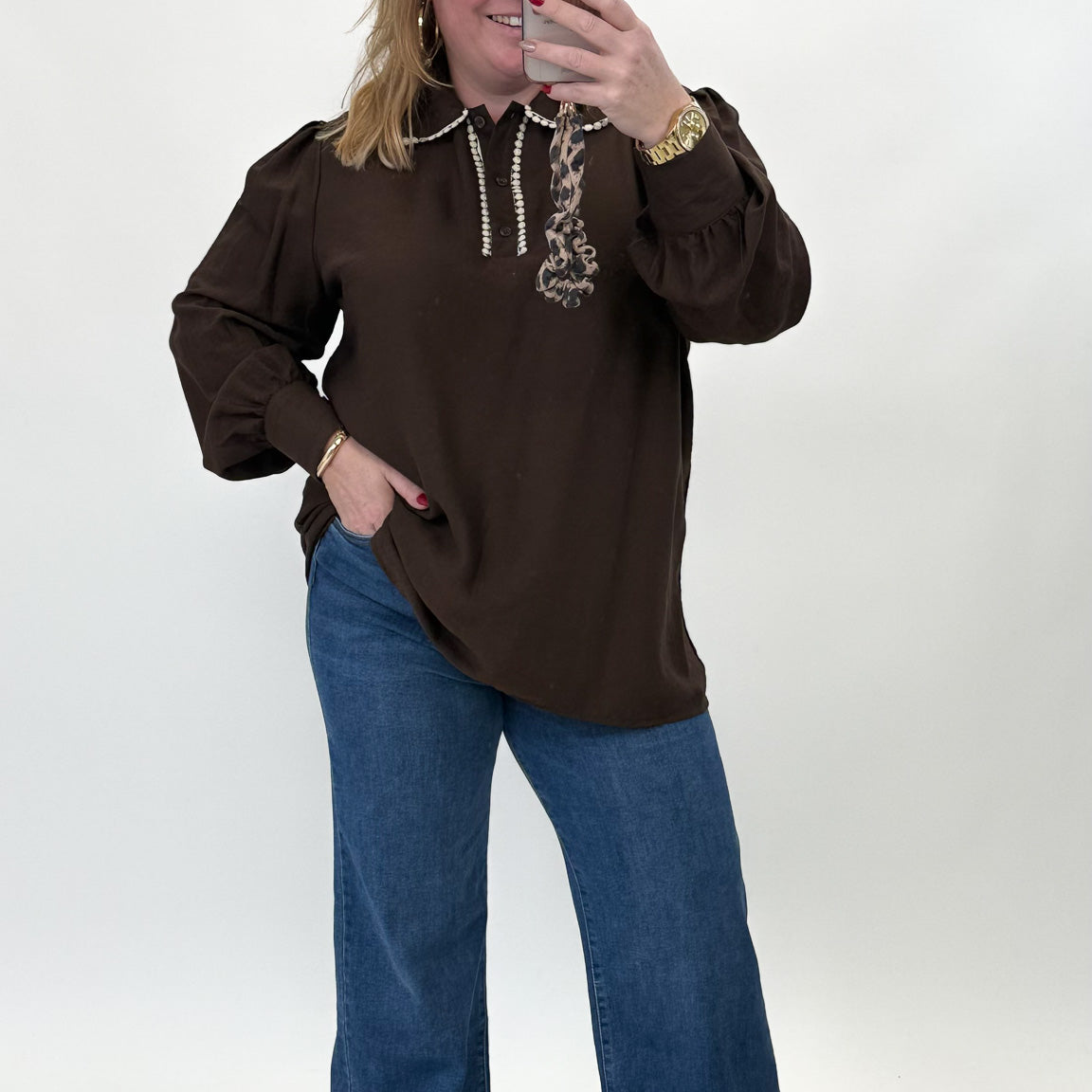 BOHO VISCOSE BLOUSE - 1814