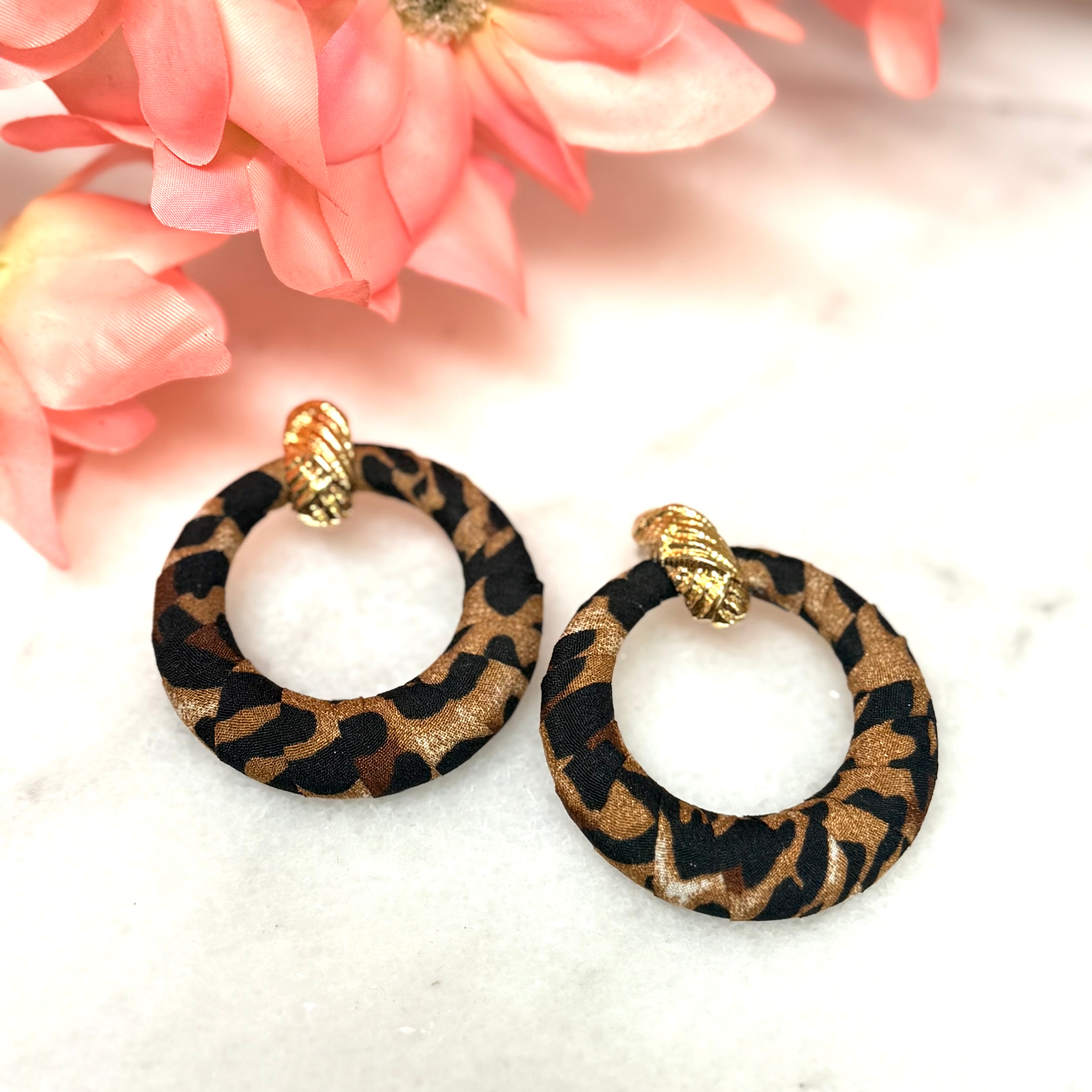 OVAALE STEINOHRRINGE - 2 KLAR