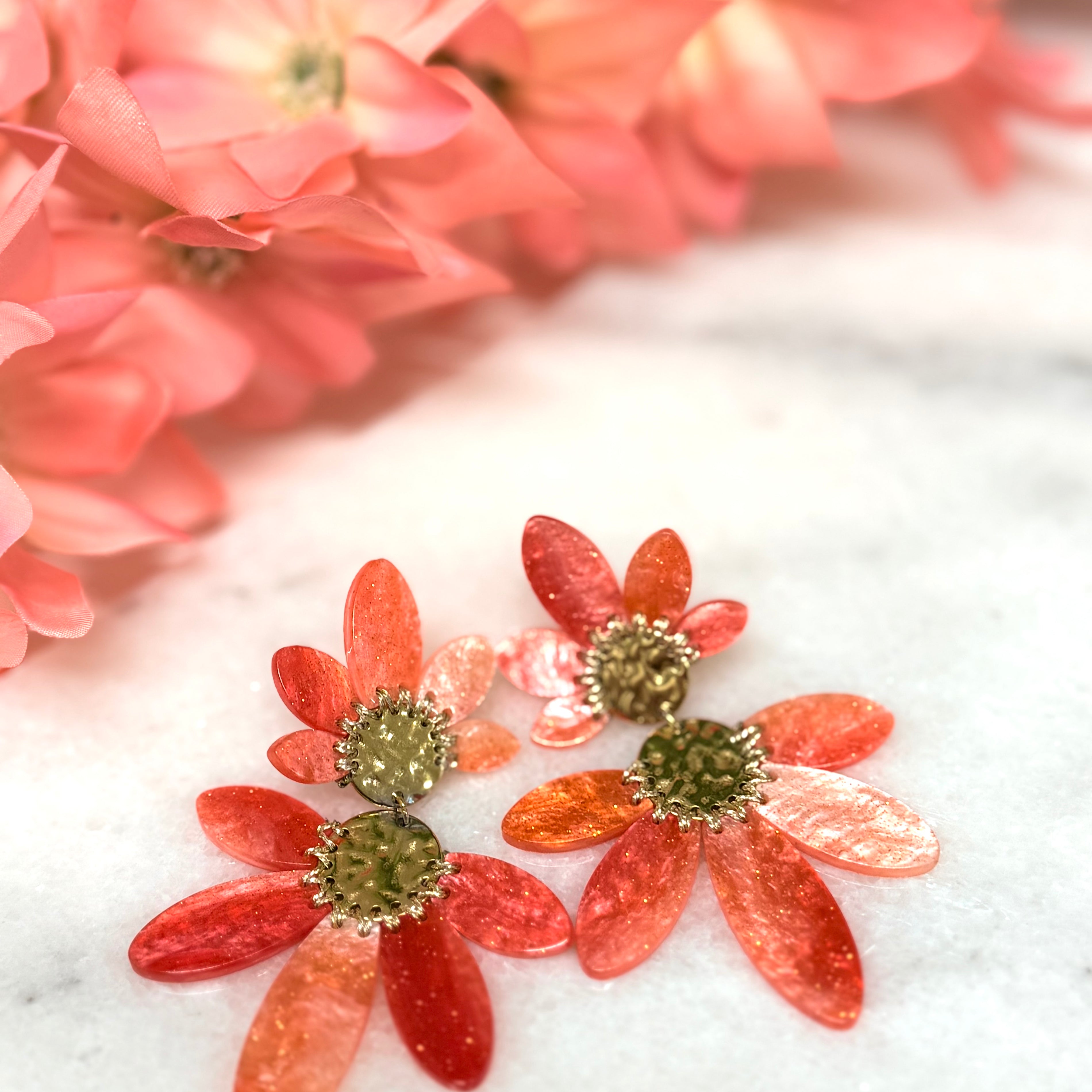 OVAALE STEINOHRRINGE - 2 KLAR