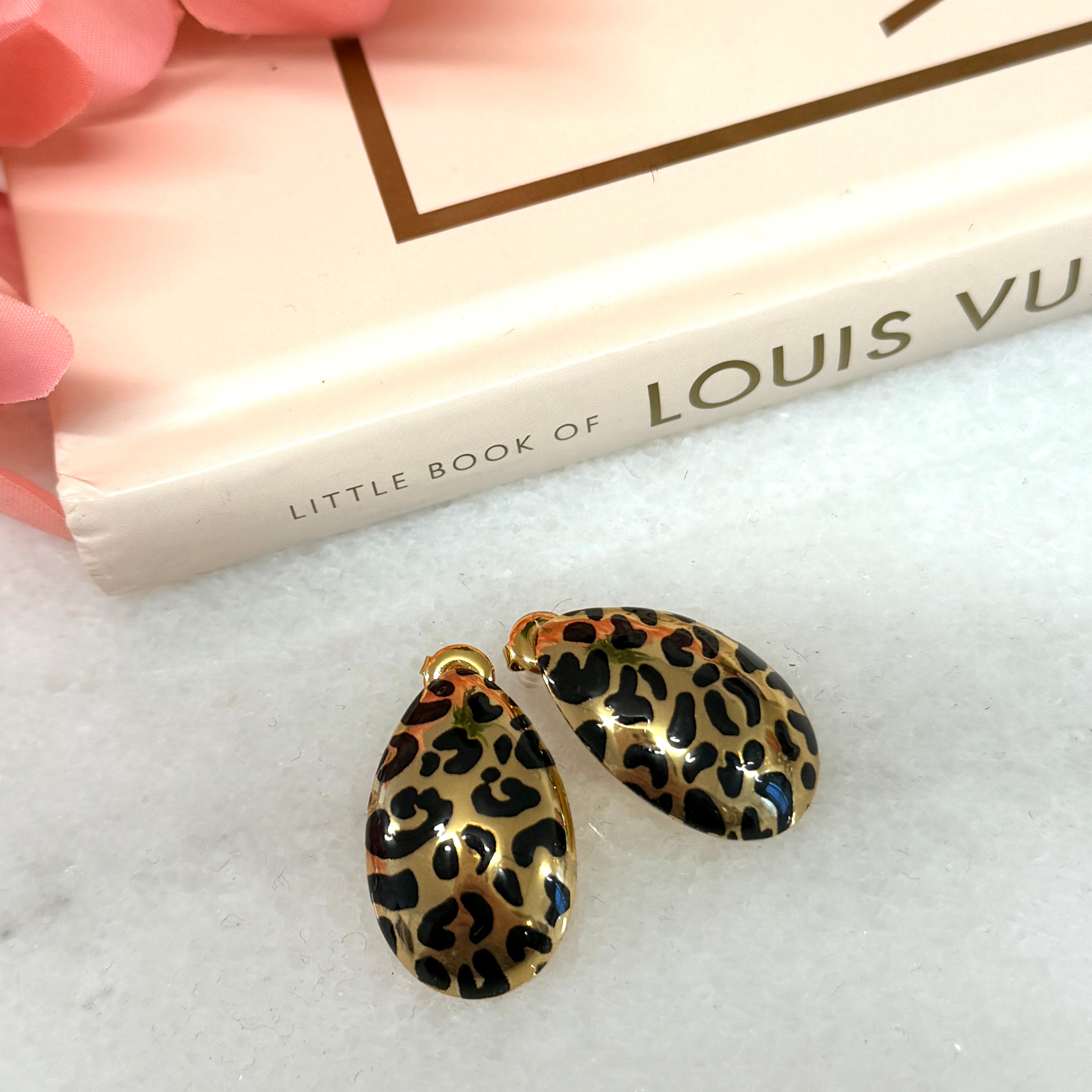 OVAALE STEINOHRRINGE - 2 KLAR