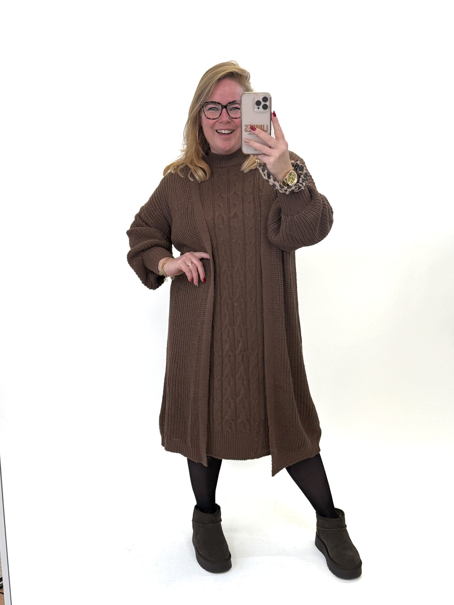 BO DENIM WESTE (38 BIS 50) - SCHWARZ