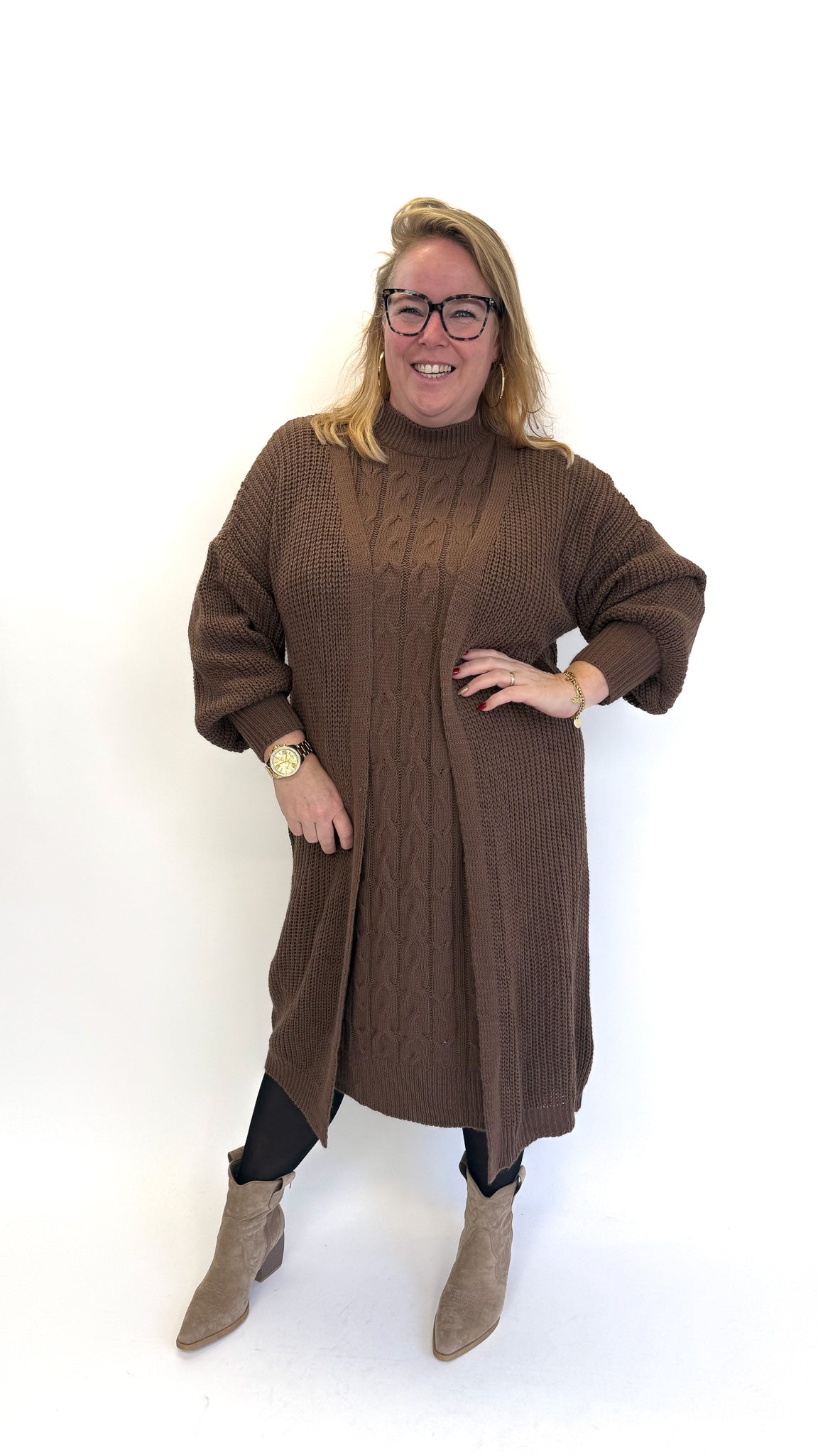 BO DENIM WESTE (38 BIS 50) - SCHWARZ