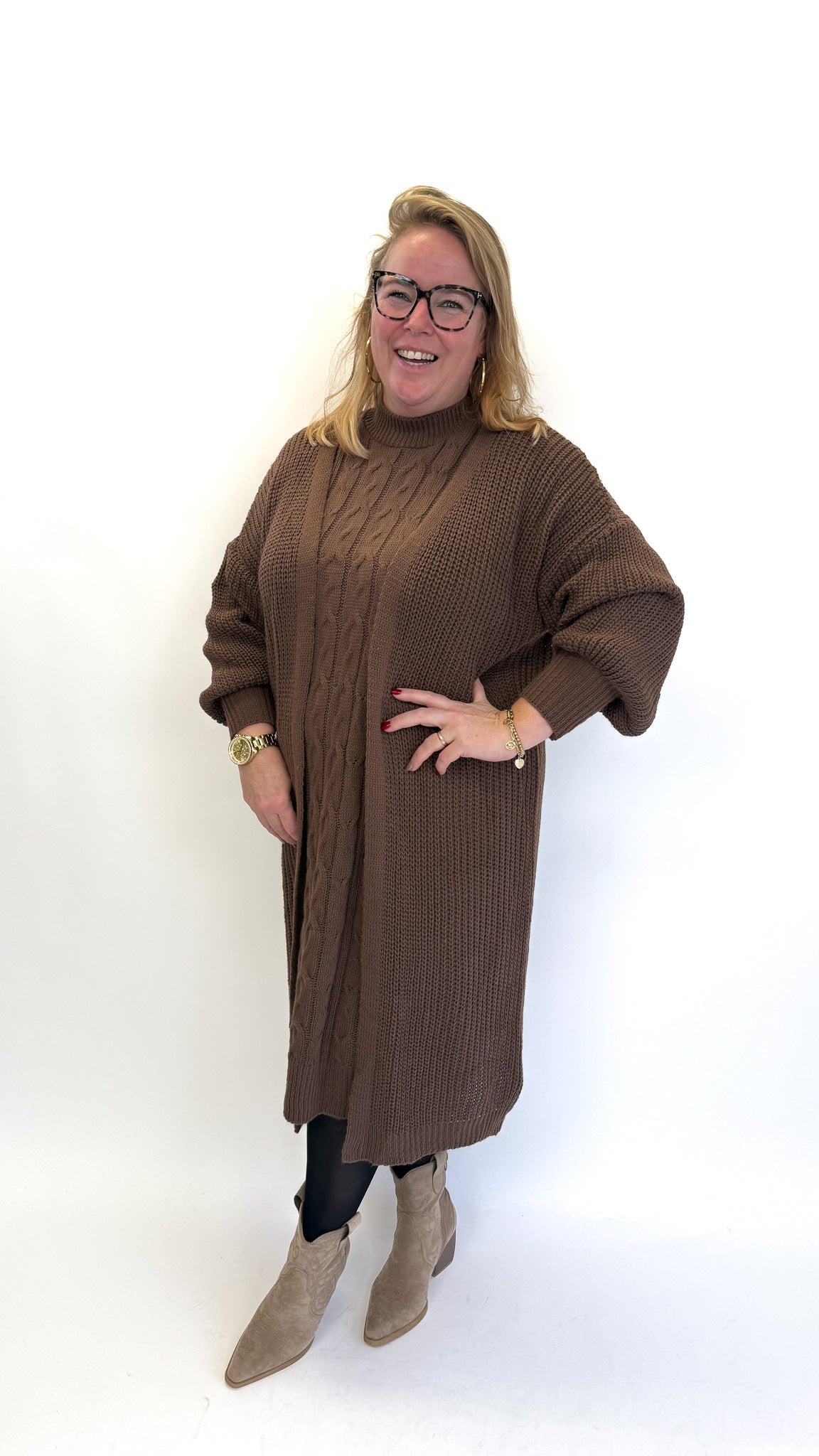 BO DENIM WESTE (38 BIS 50) - SCHWARZ