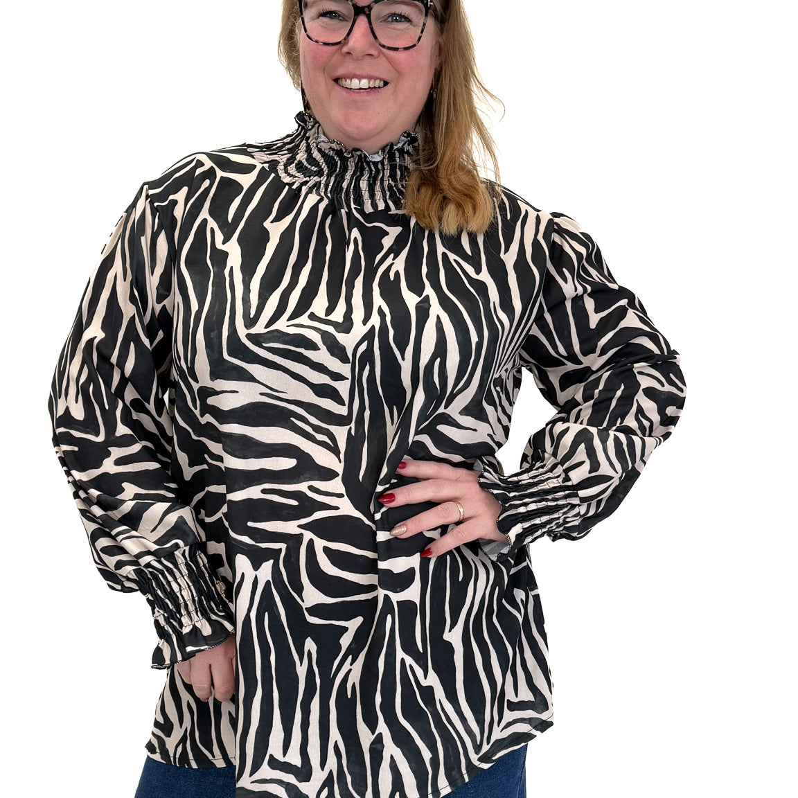 ZEBRA TURTLE TOP -1827
