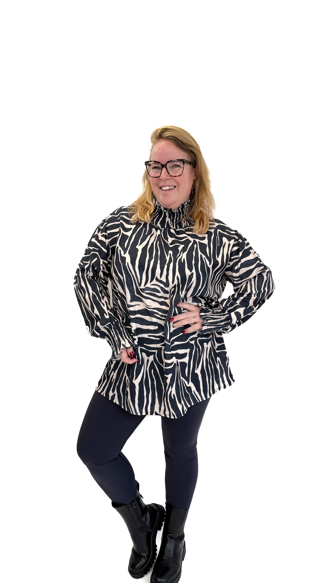 ZEBRA TURTLE TOP -1827