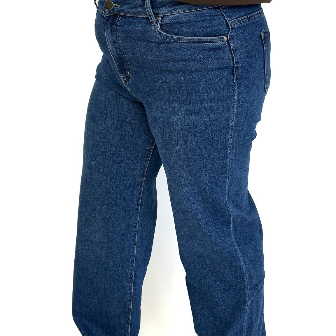 MOM WIDE LEG JEANS MERK GOODIES DJ2456 (40 bis 48) - GRAU