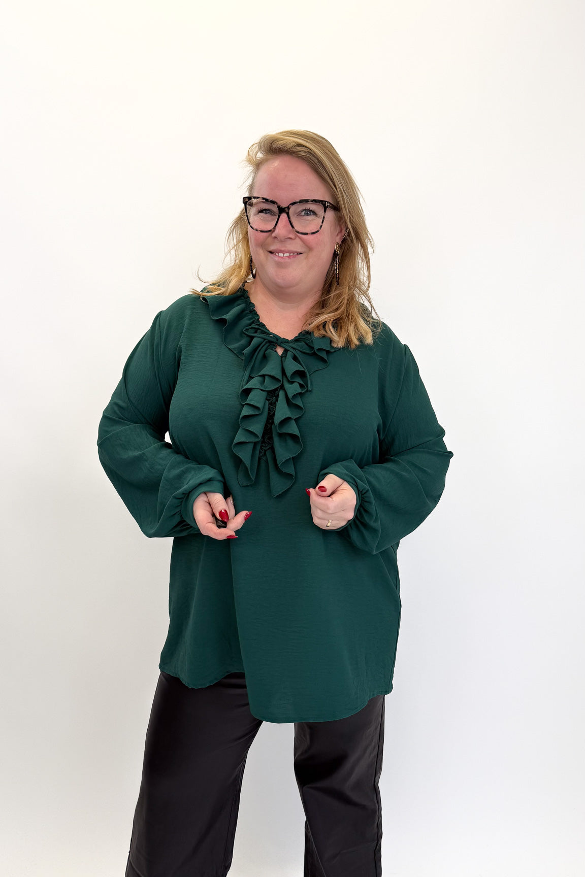 BO DENIM WESTE (38 BIS 50) - SCHWARZ