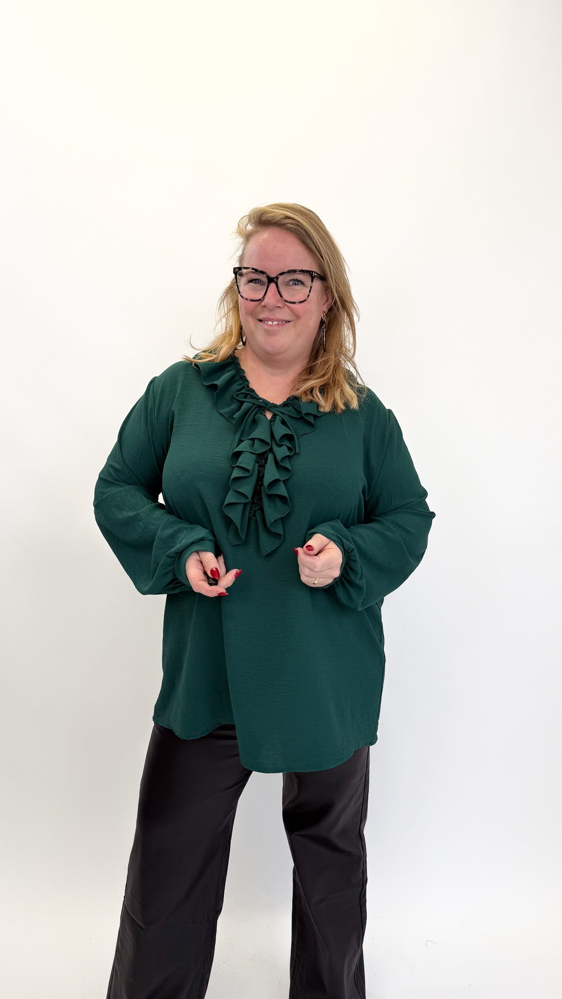 BO DENIM WESTE (38 BIS 50) - SCHWARZ