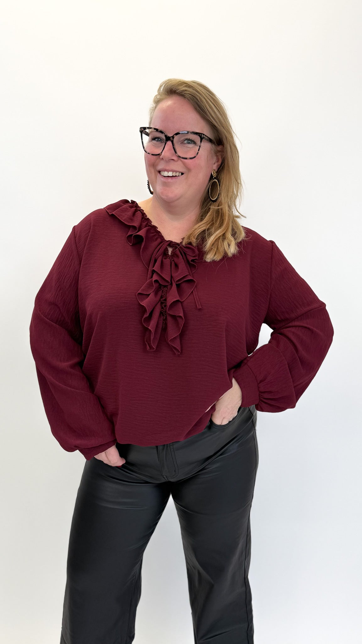 BO DENIM WESTE (38 BIS 50) - SCHWARZ