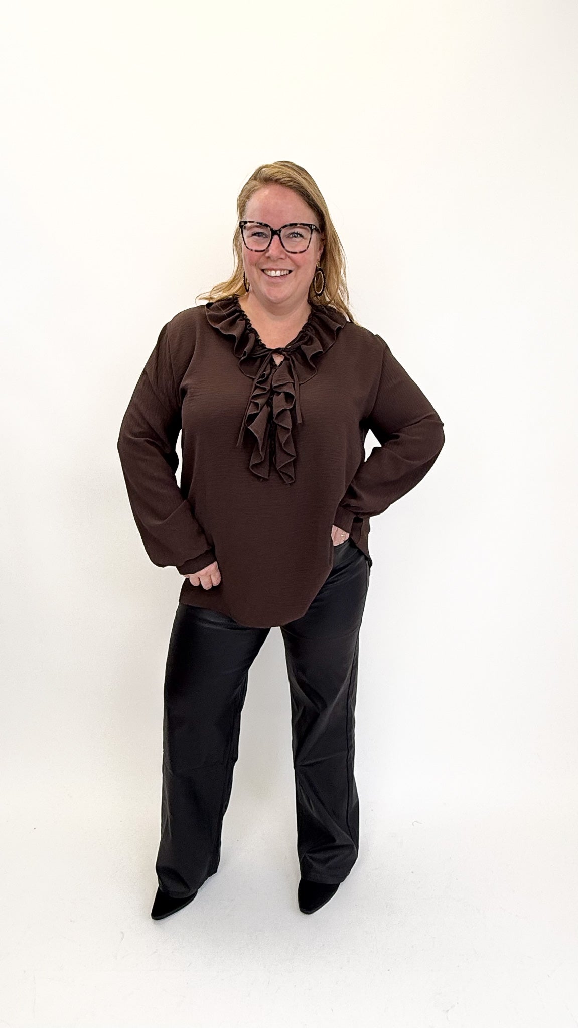 BO DENIM WESTE (38 BIS 50) - SCHWARZ