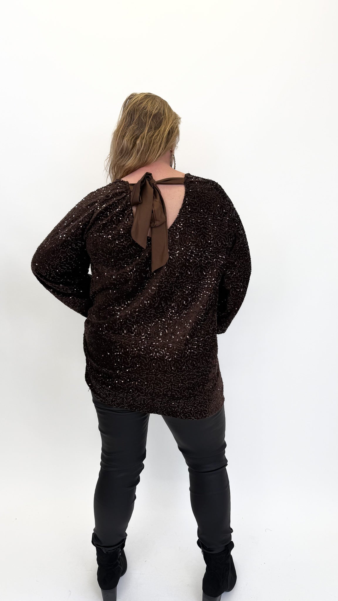 BO DENIM WESTE (38 BIS 50) - SCHWARZ