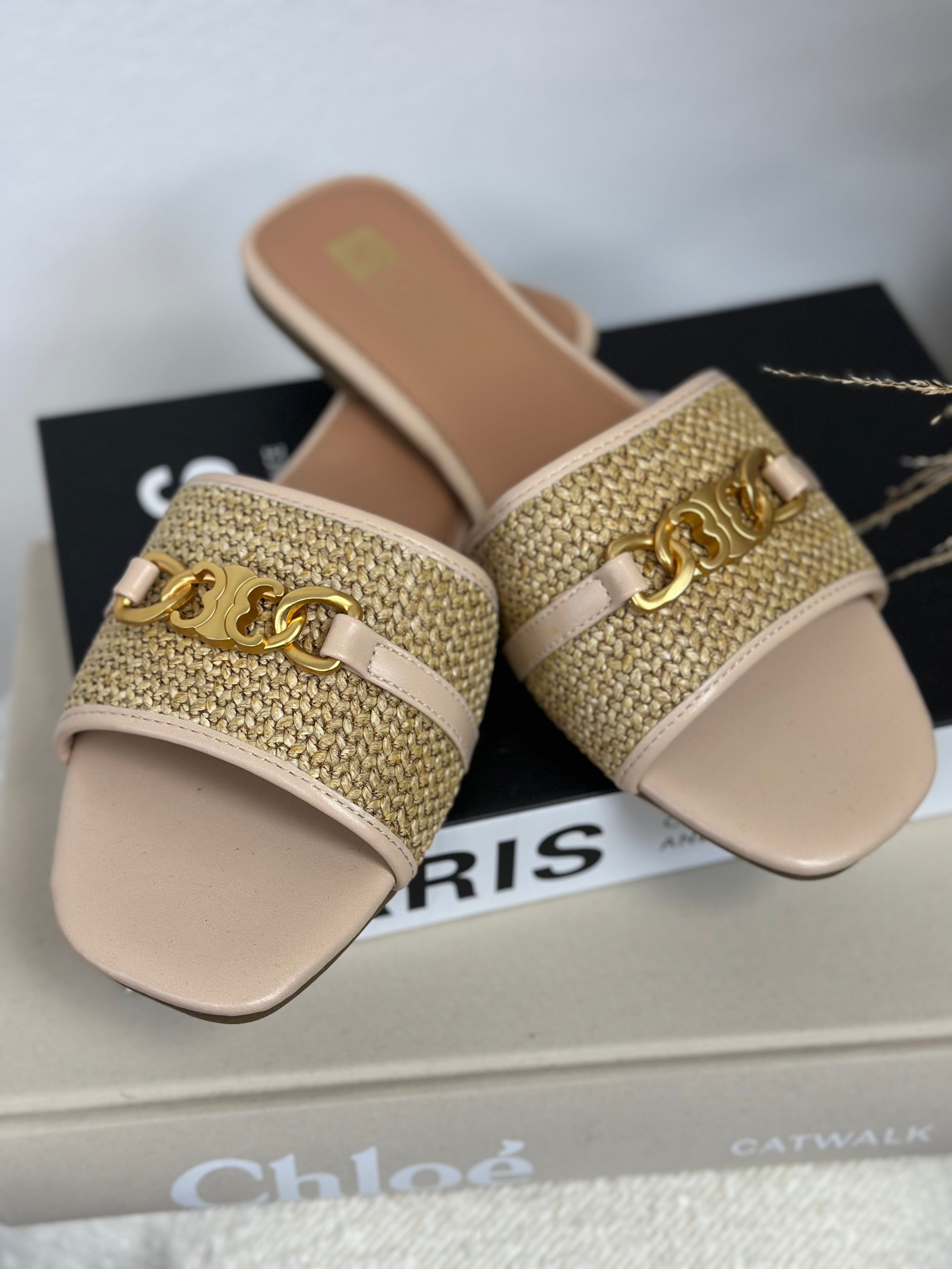 CELINA SLIPPER - BEIGE 68-367