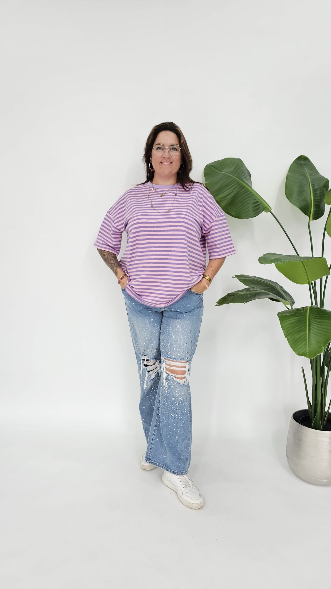 STREEP DIAMOND T-SHIRT -2111