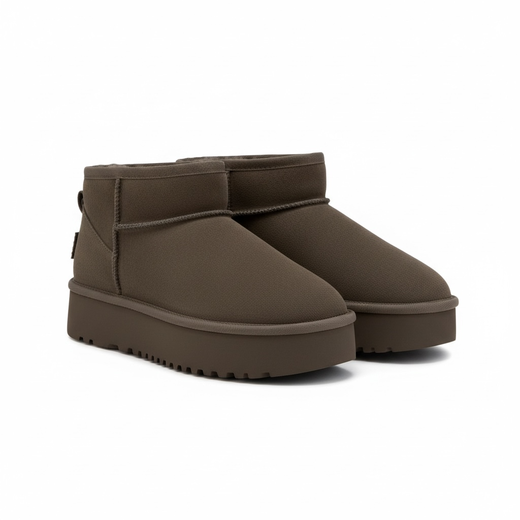 UGGIES REAL LEATHER KHAKI