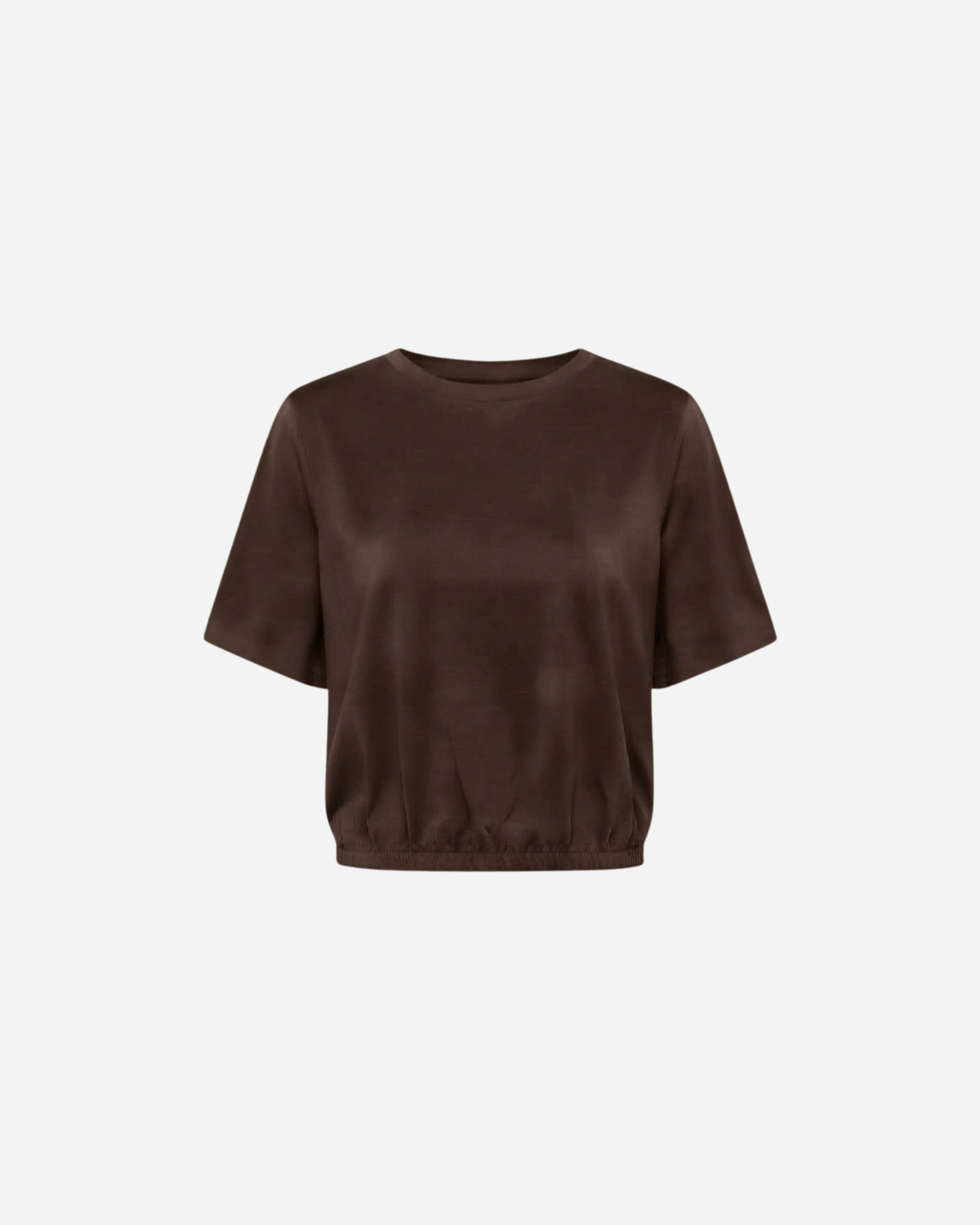 T-SHIRT MET ELASTIEK CHOCO