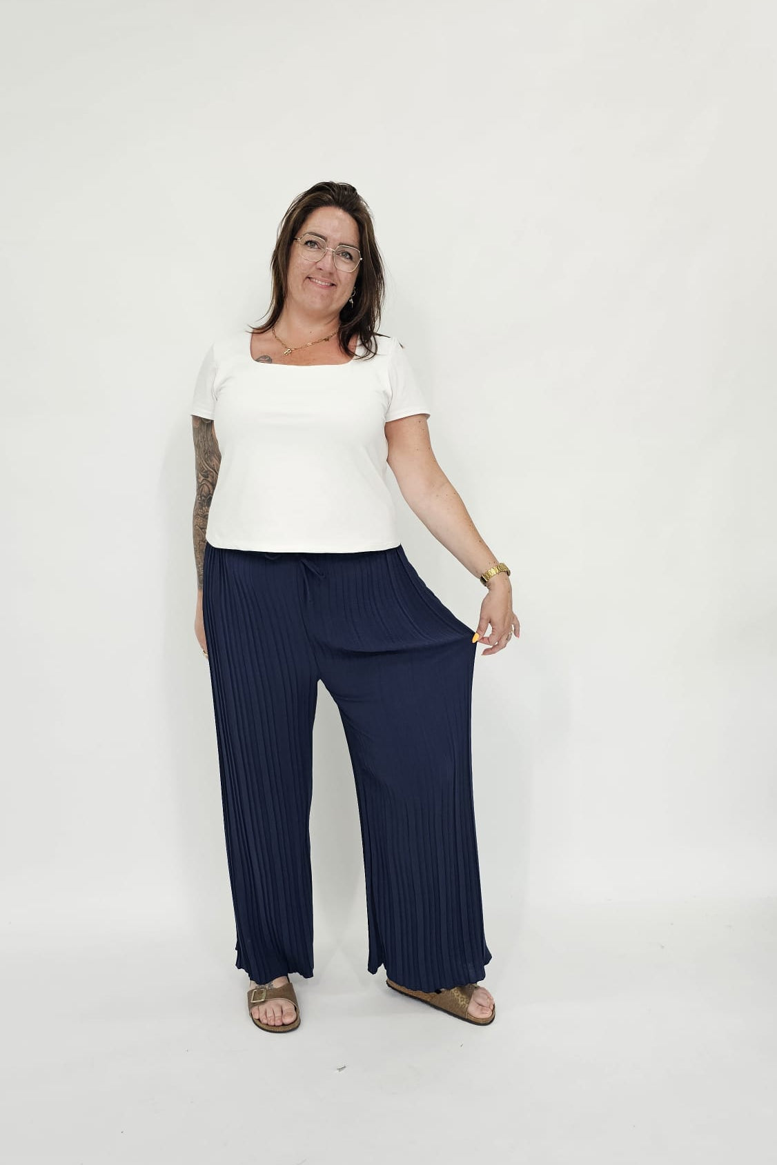 PLISSE BROEK - 2084