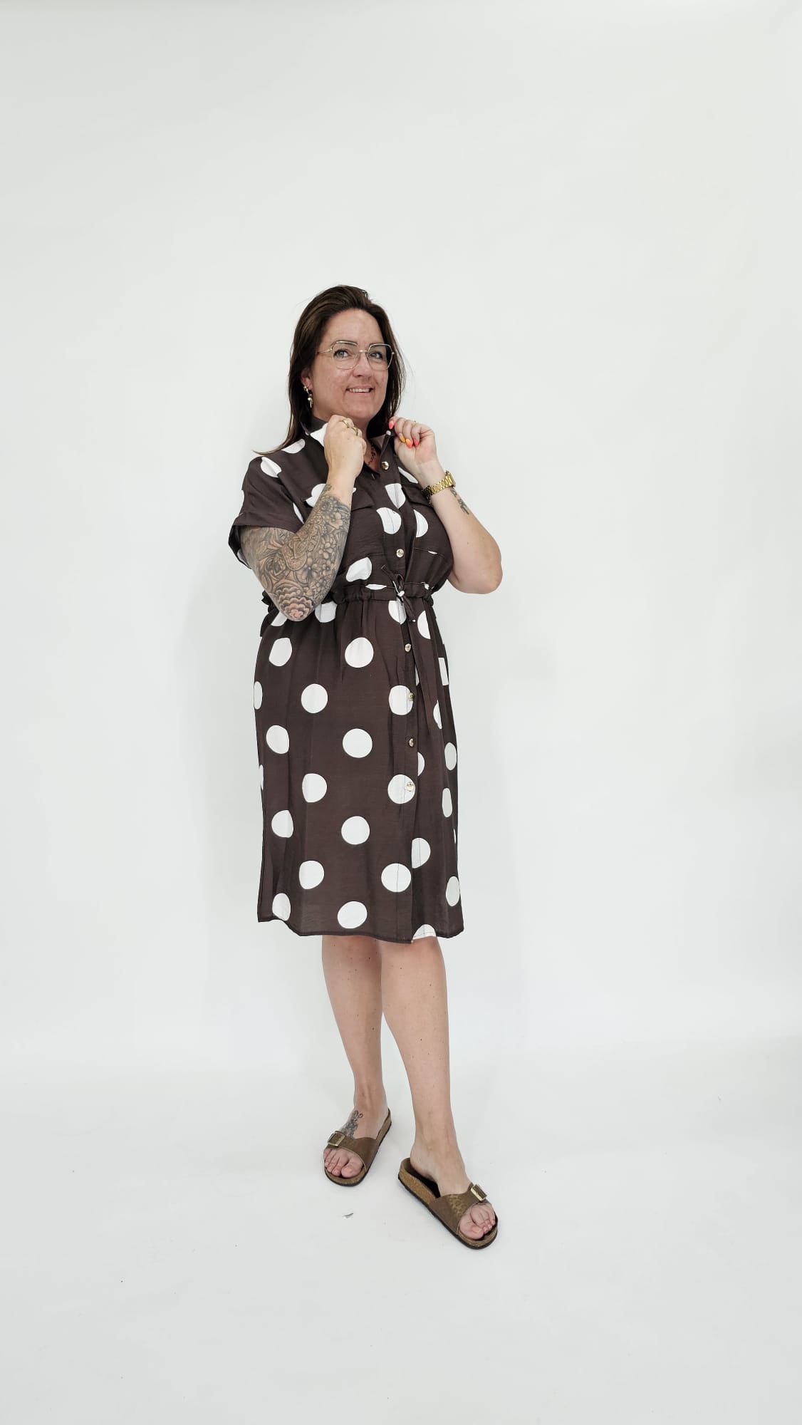 DOTS BLOUSE JURK - 2088
