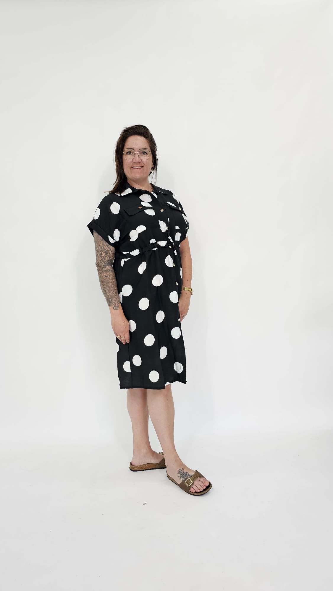 DOTS BLOUSE JURK - 2088