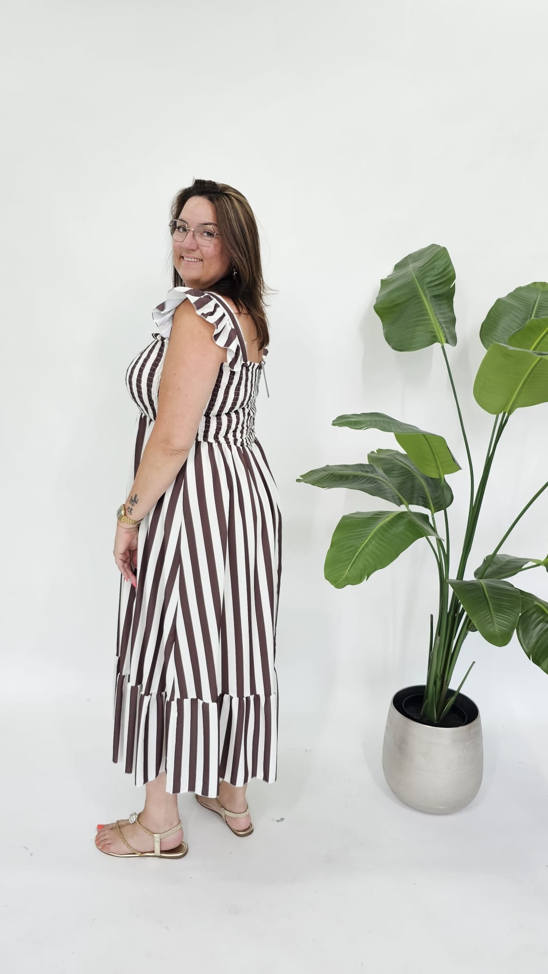 LOVELY STRIPES DRESS - 2130