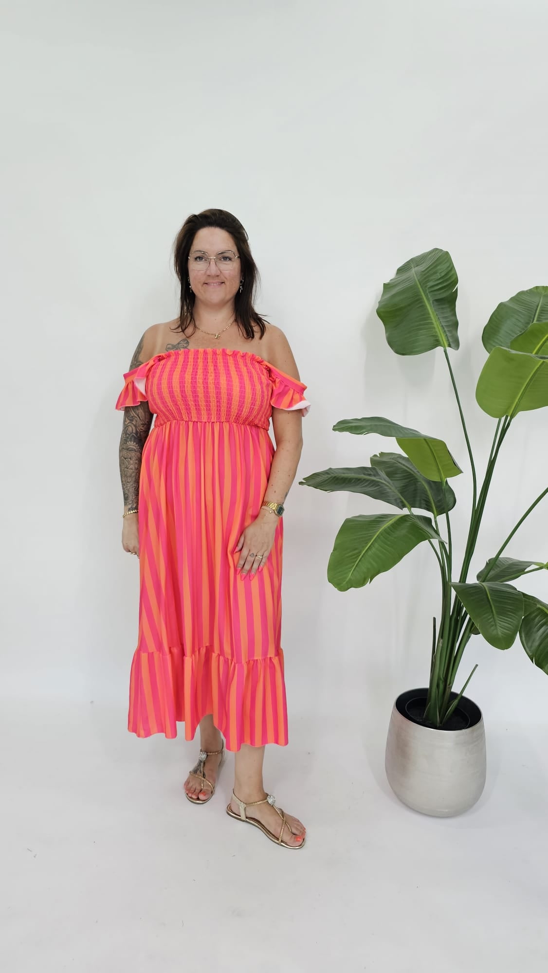 LOVELY STRIPES DRESS - 2130