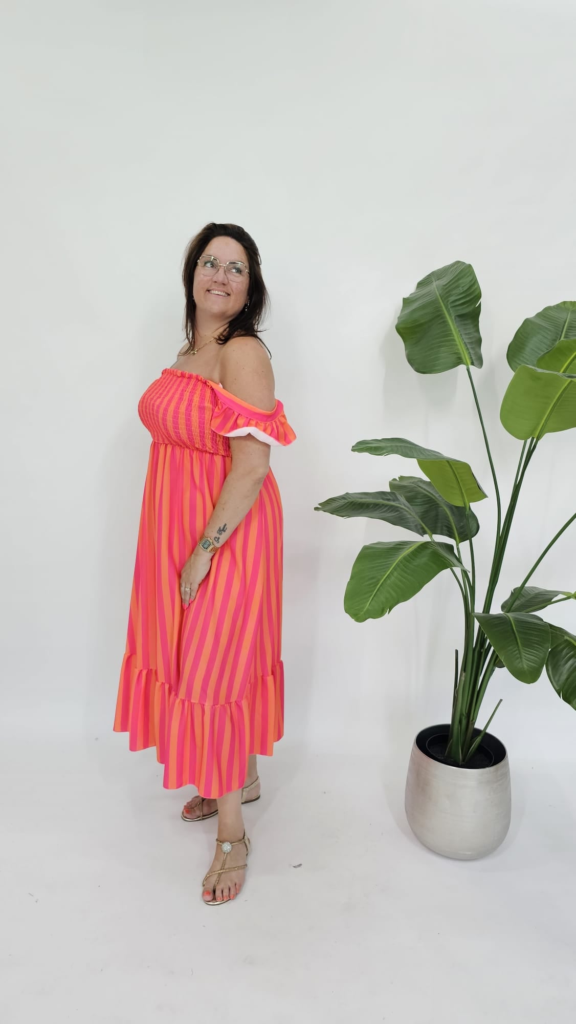LOVELY STRIPES DRESS - 2130