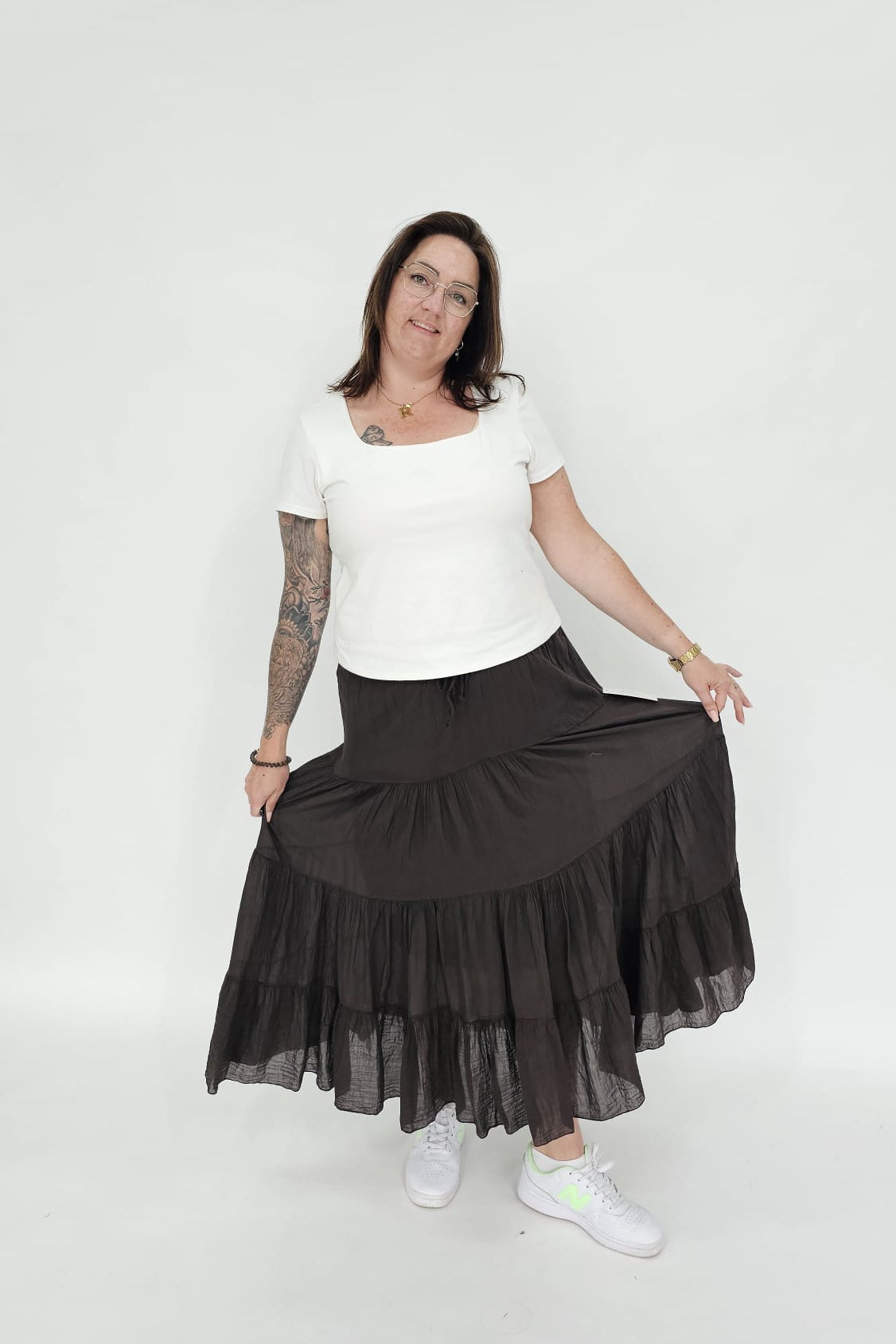 KATOENEN MAXI ROK - 2064