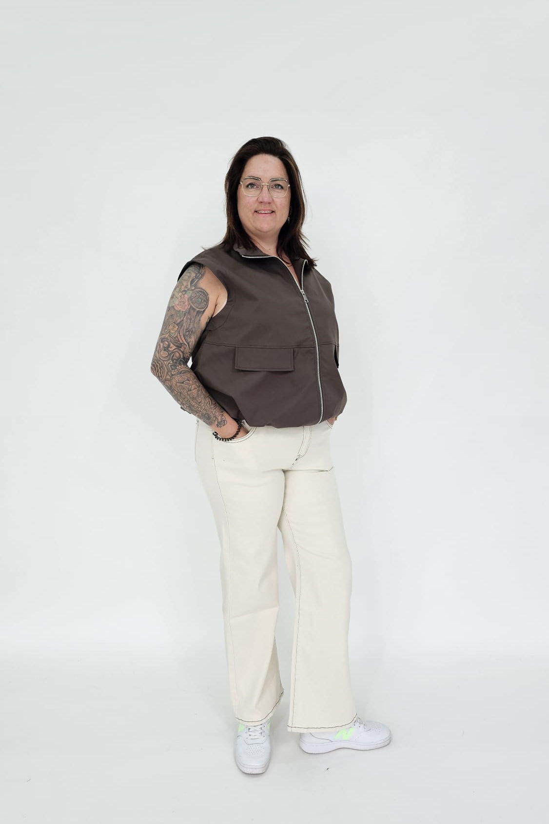WIDE LEG BEIGE MY TINA'S - LWP-535m
