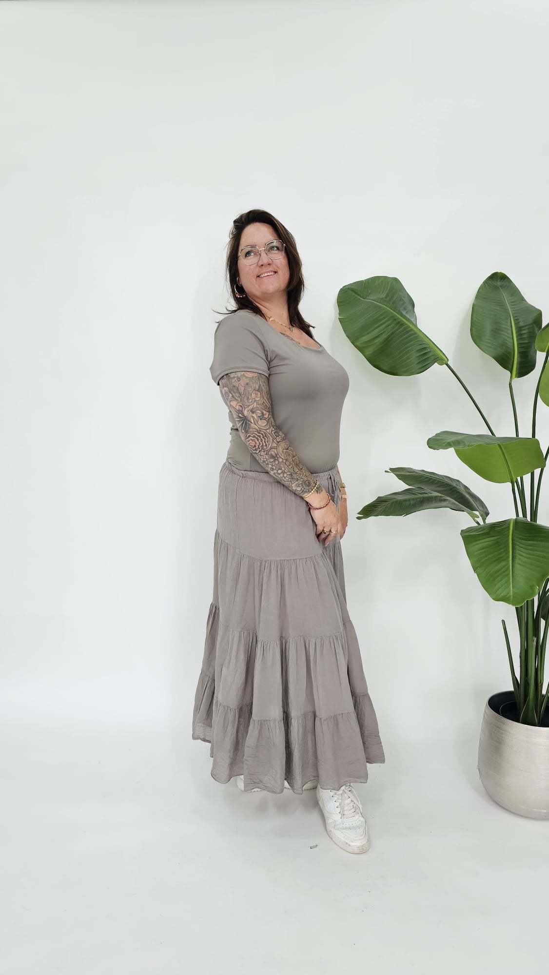 KATOENEN MAXI ROK - 2103