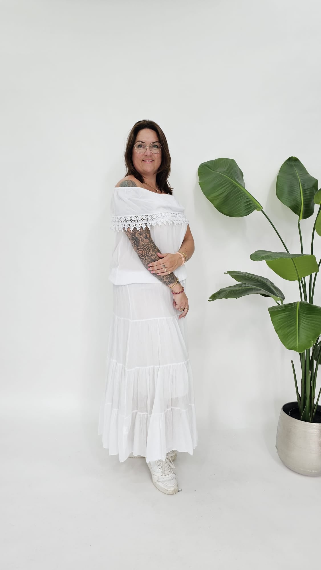 KATOENEN MAXI ROK - 2103