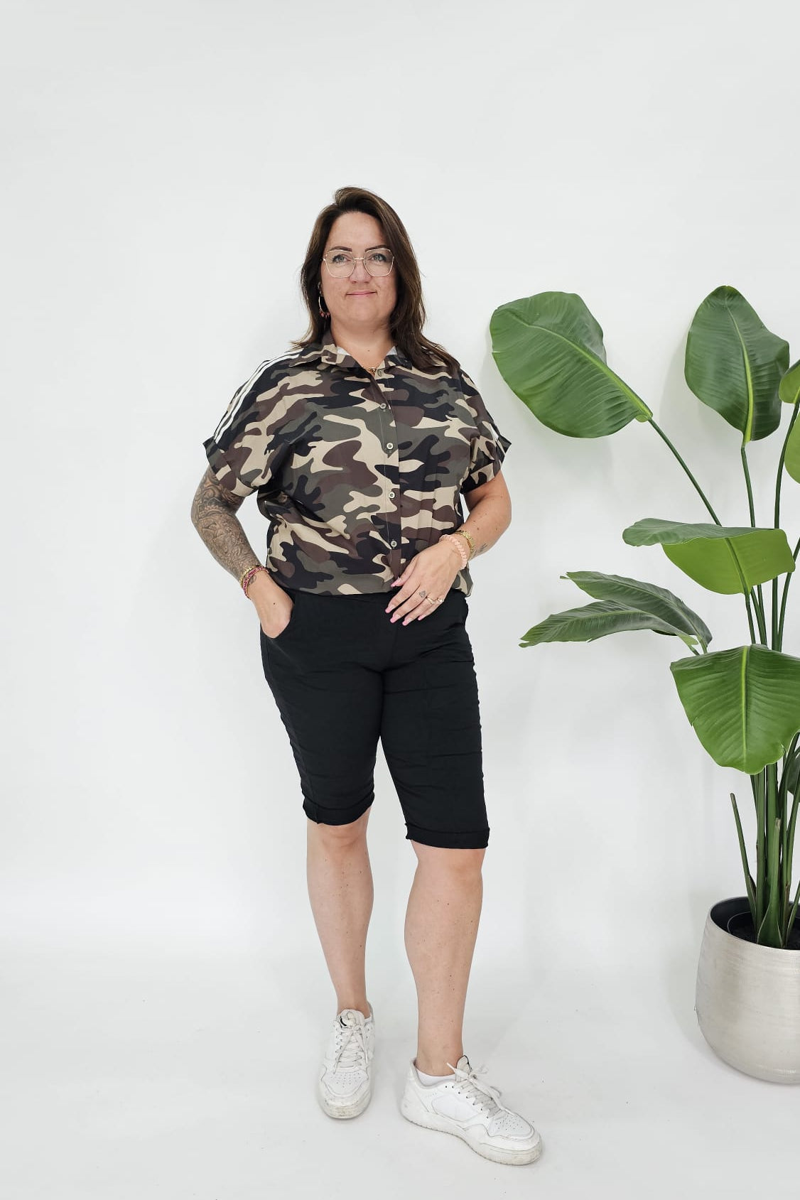 CAMOUFLAGE SPORTI BLOUSE - 2105