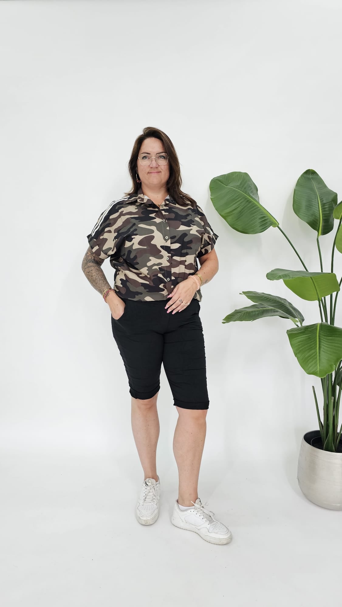 CAMOUFLAGE SPORTI BLOUSE - 2105