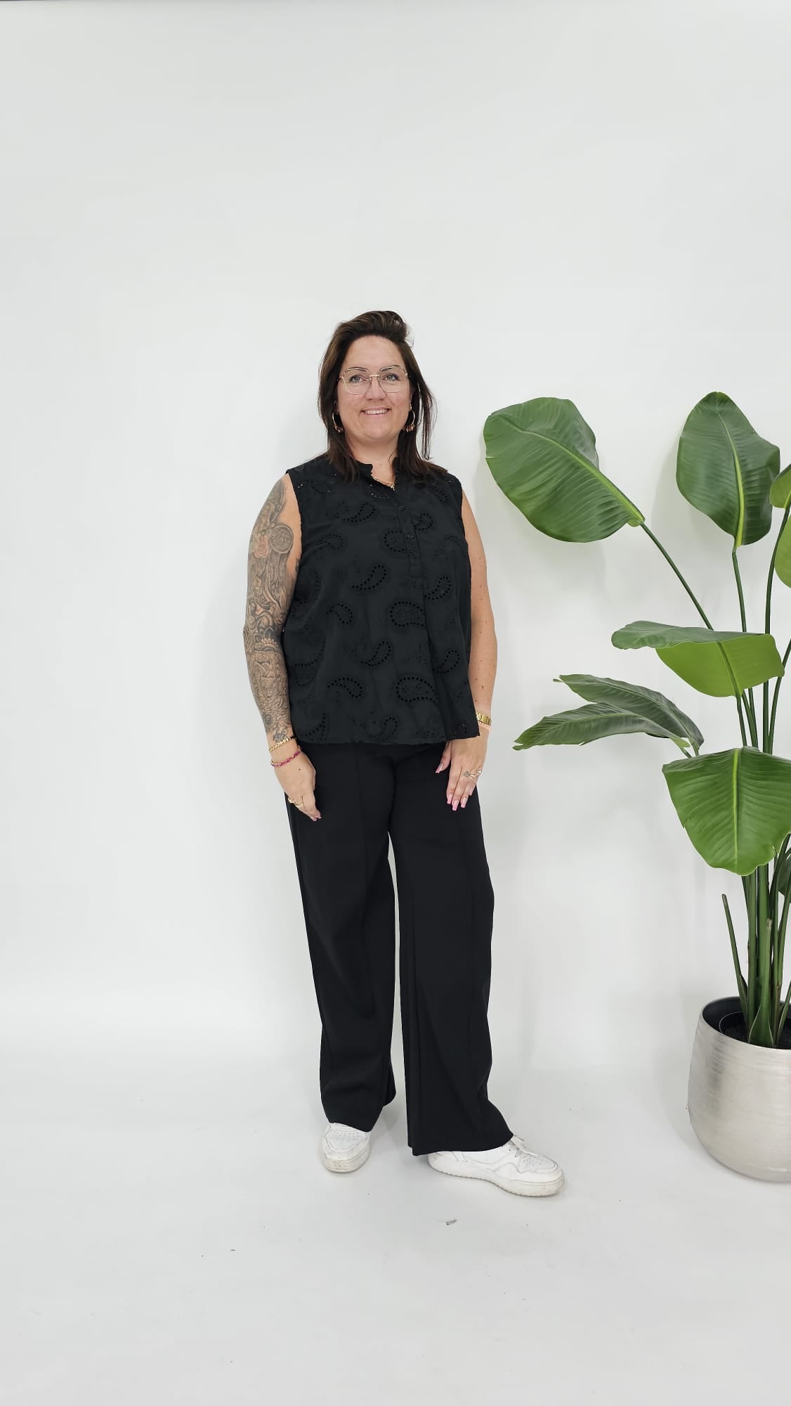 BRODERIE MOUWLOZE TOP - 2108