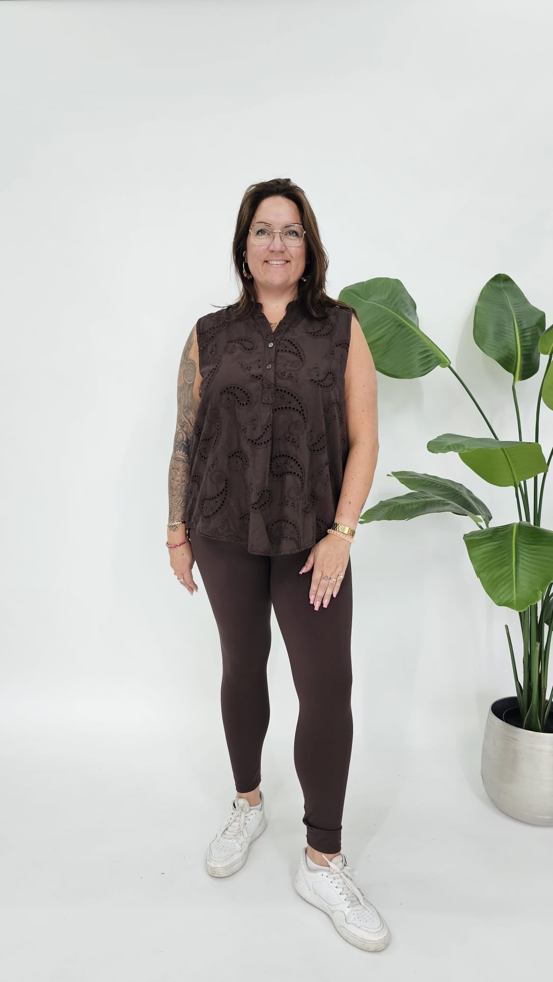 BRODERIE MOUWLOZE TOP - 2108