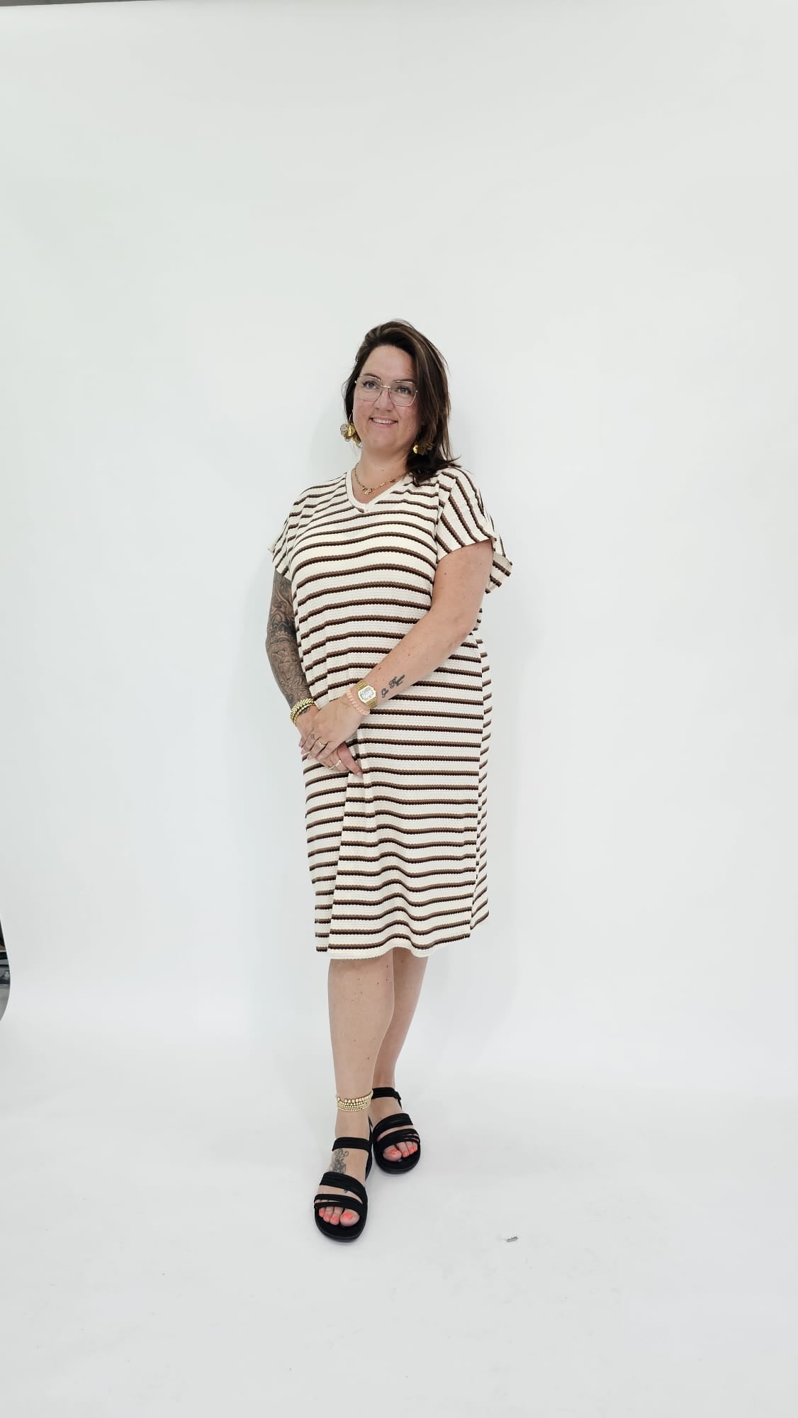 SUMMER BEACH STREEP JURK - 2112