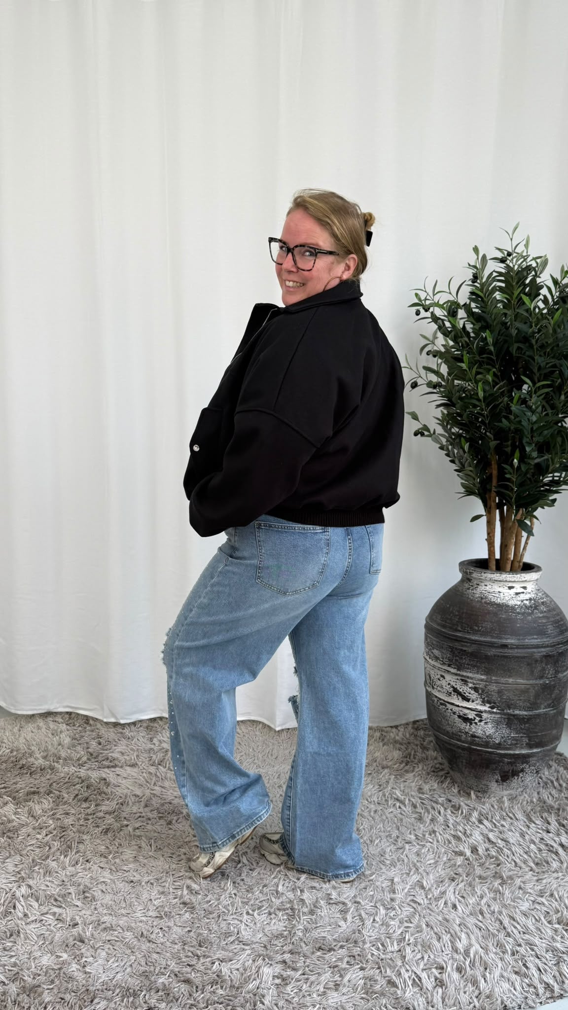 HAILEY JACKET ZWART