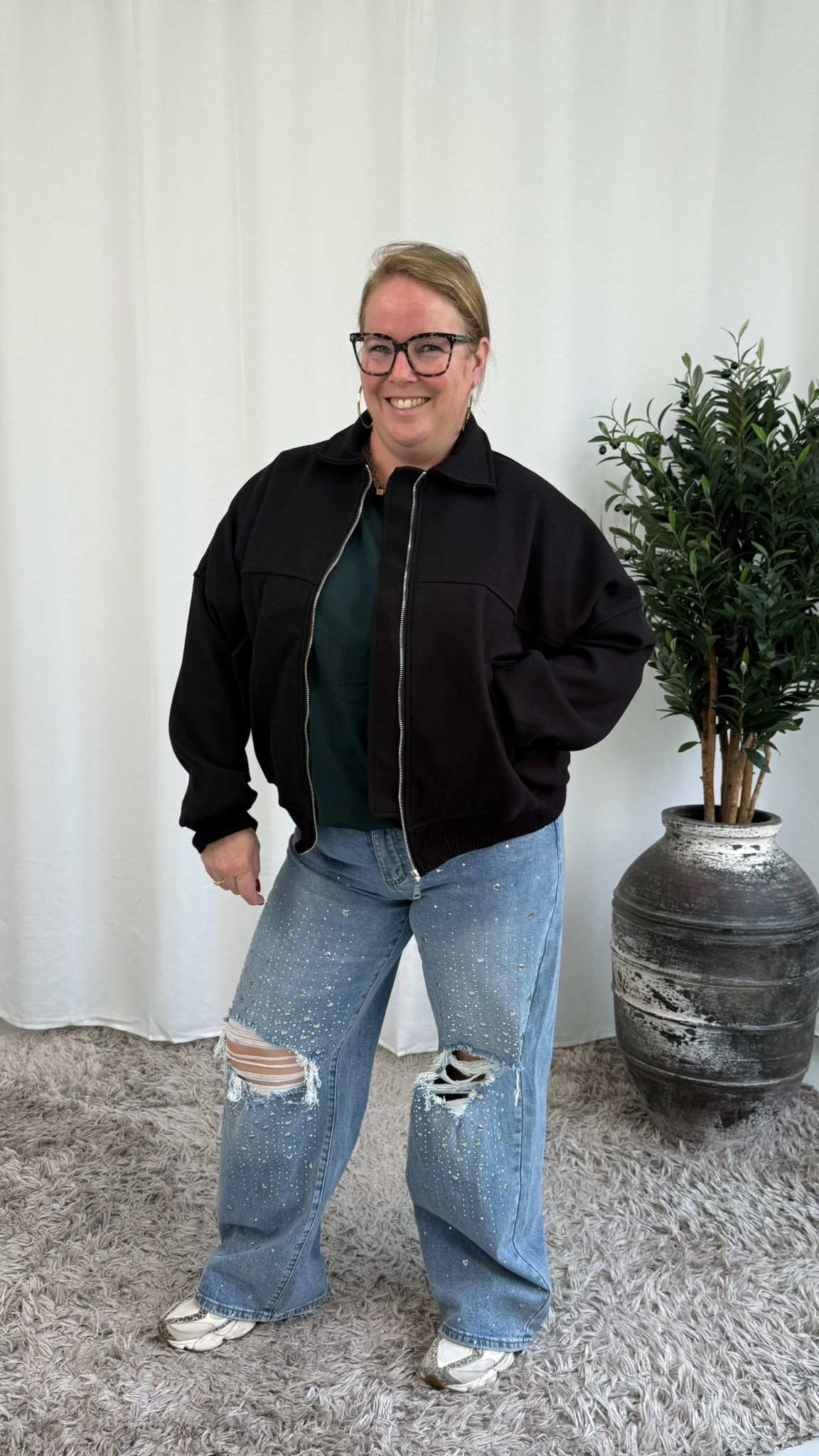 HAILEY JACKET ZWART