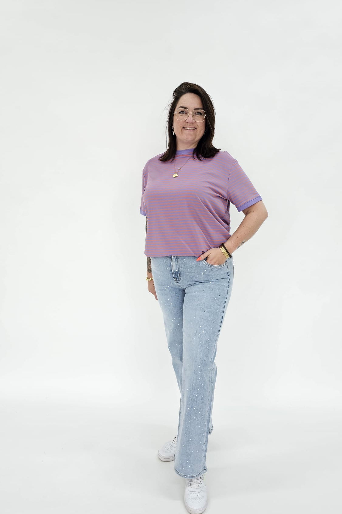 GOODIES WIDE LEG DIAMOND - DJ2868