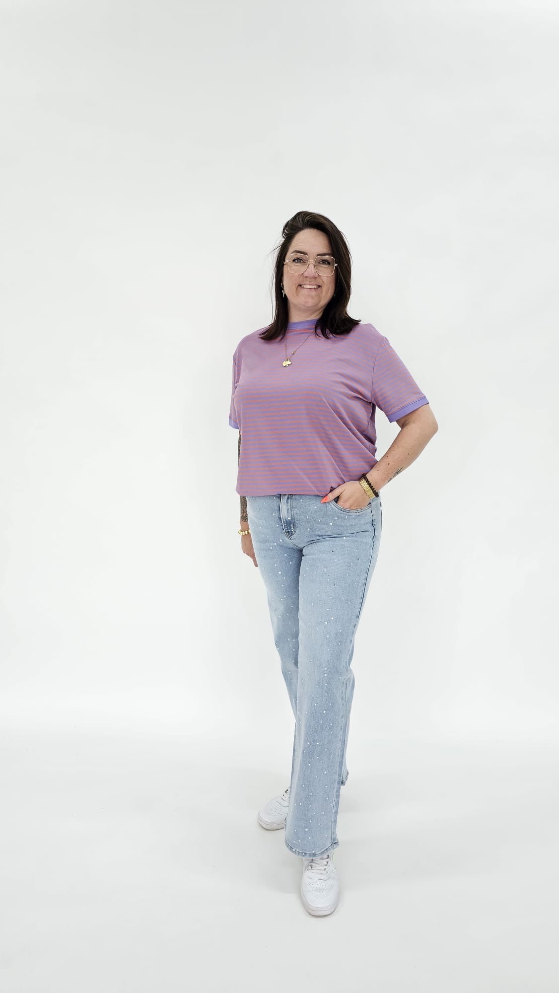 GOODIES WIDE LEG DIAMOND - DJ2868