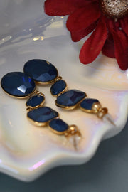 OVAALE STEINOHRRINGE - 2 KLAR