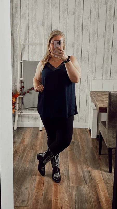 ESSIE TOP MIT SPITZE - 1288