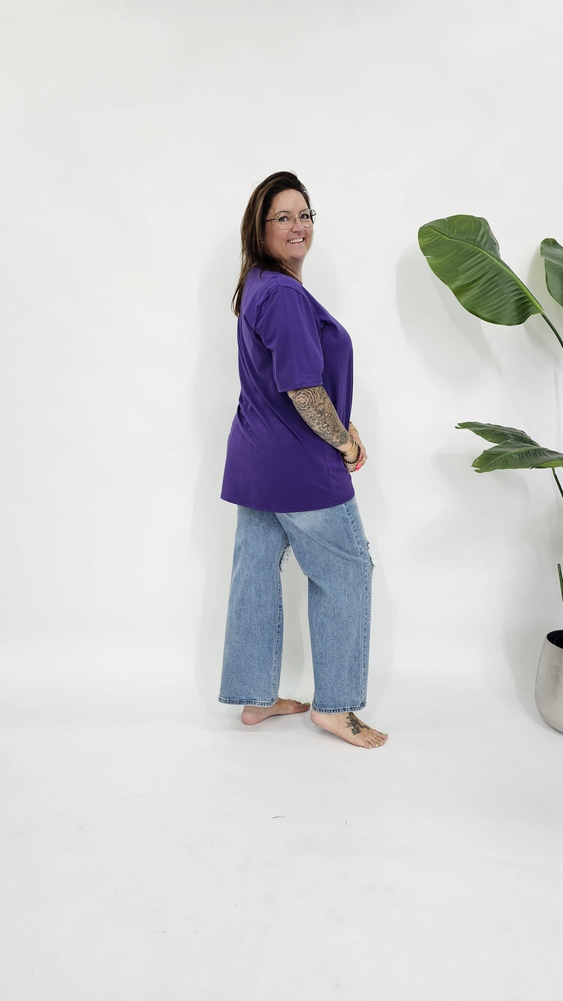 BASIC KATOENEN T-SHIRT - 2184