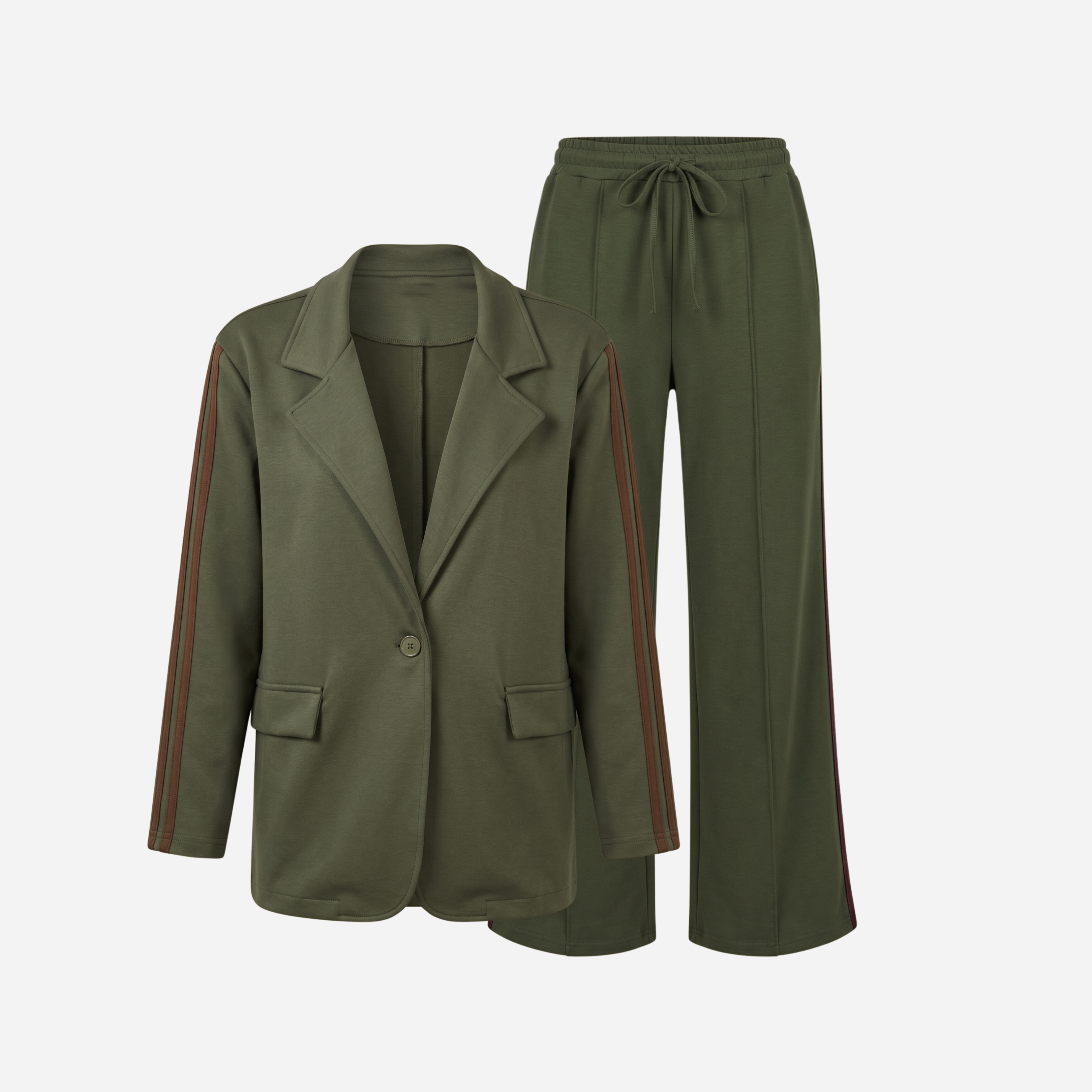SPORTI BLAZER PAK GROEN/BRUIN