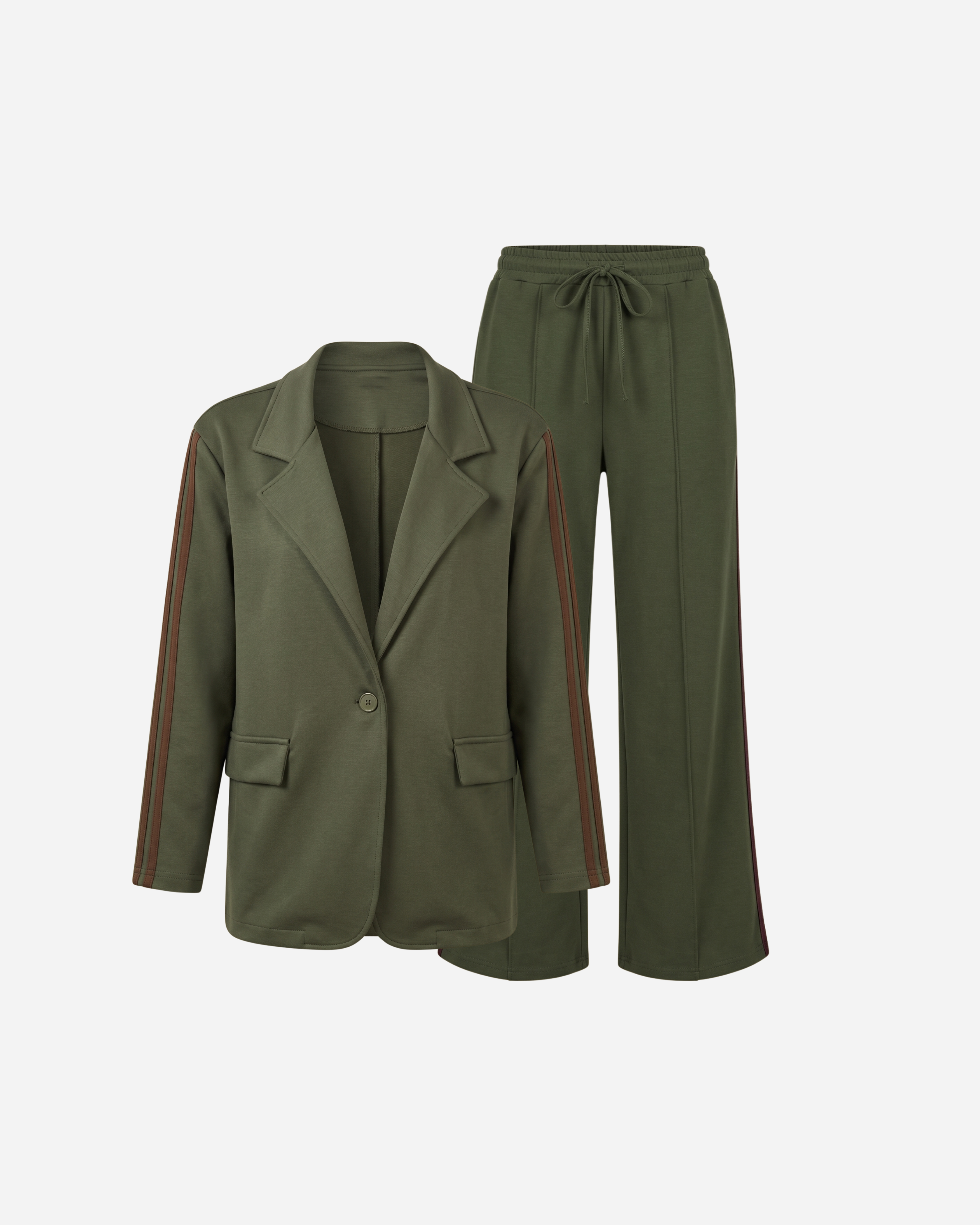 SPORTI BLAZER PAK GROEN/BRUIN