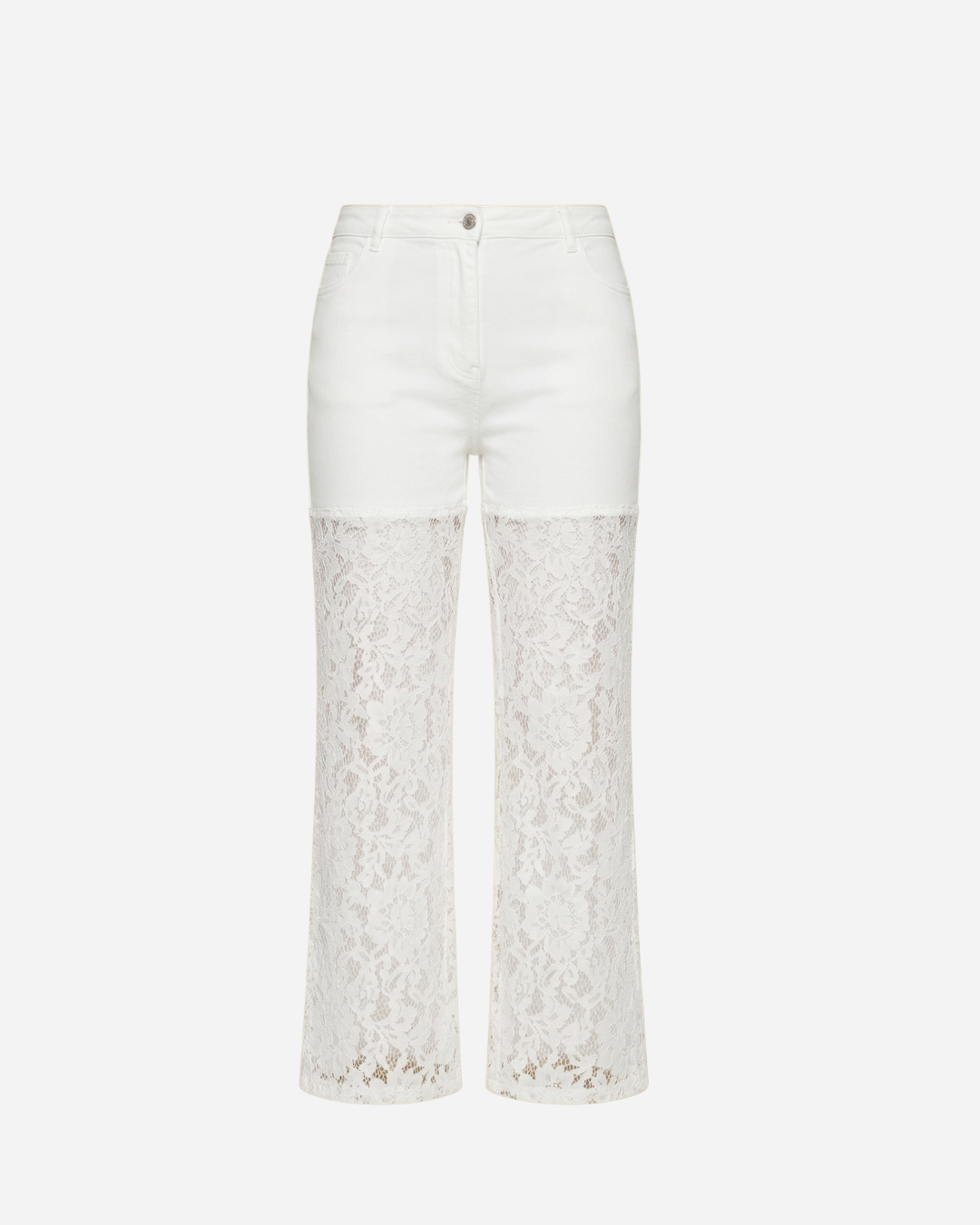 B.S. JEANS WIT - S5094