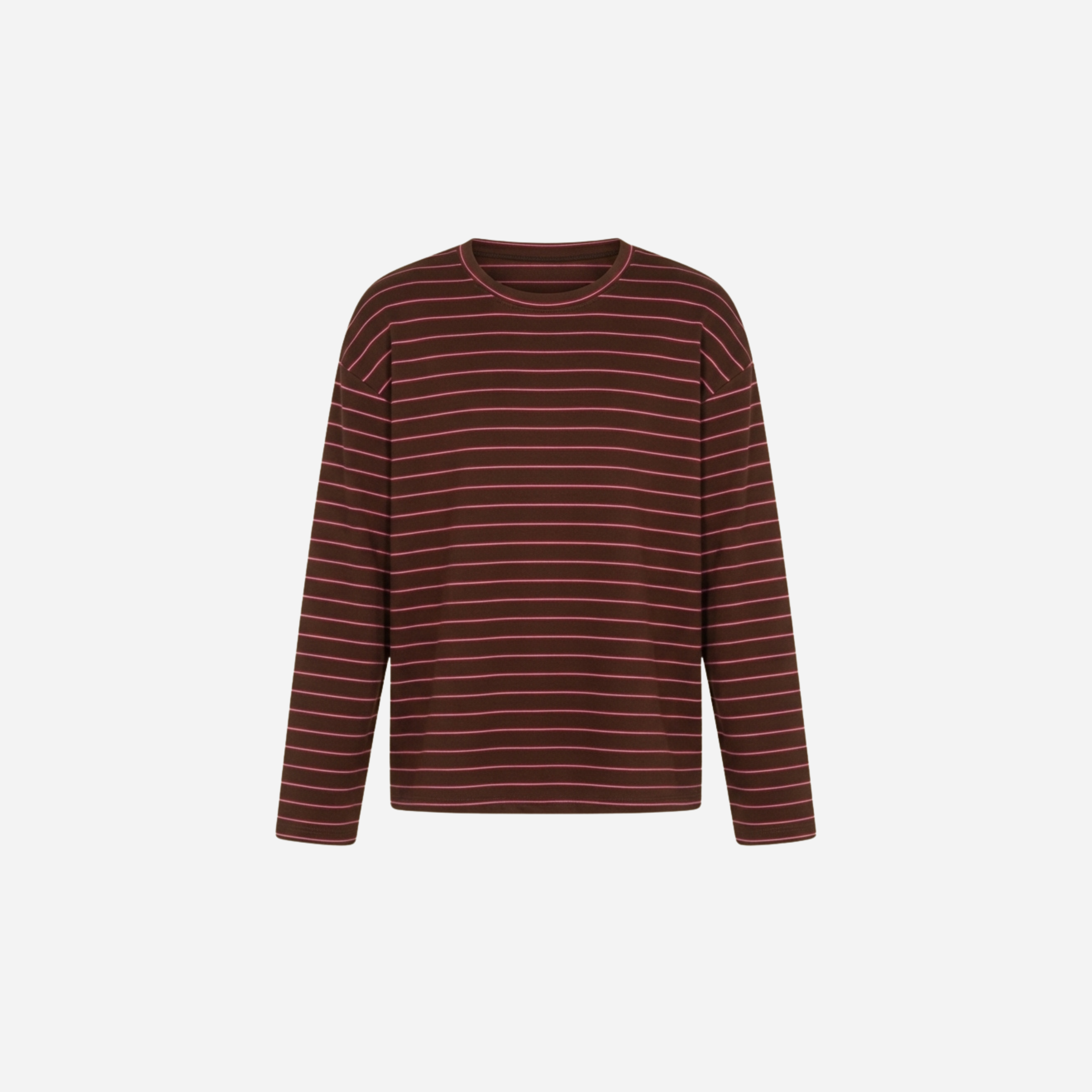 DUO STREEP TOP ESPRESSO/BORDEAUX